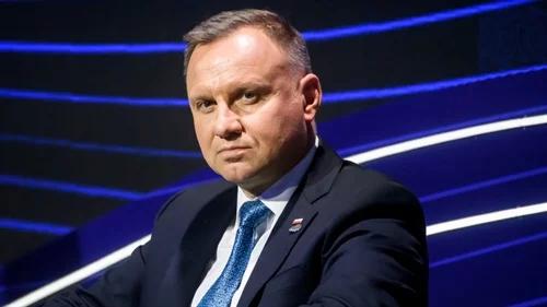 Prezydent Andrzej Duda we wpis...