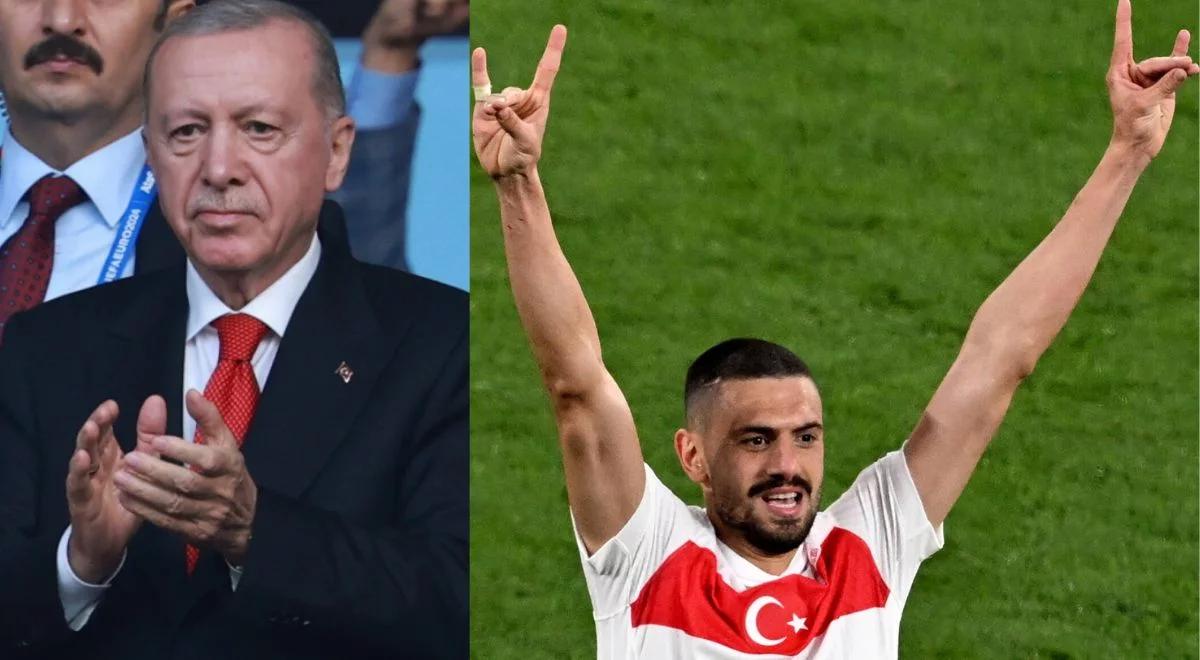 Euro 2024. Turek zawieszony za "wilczy salut". Erdogan: kara wymierzona w cały naród