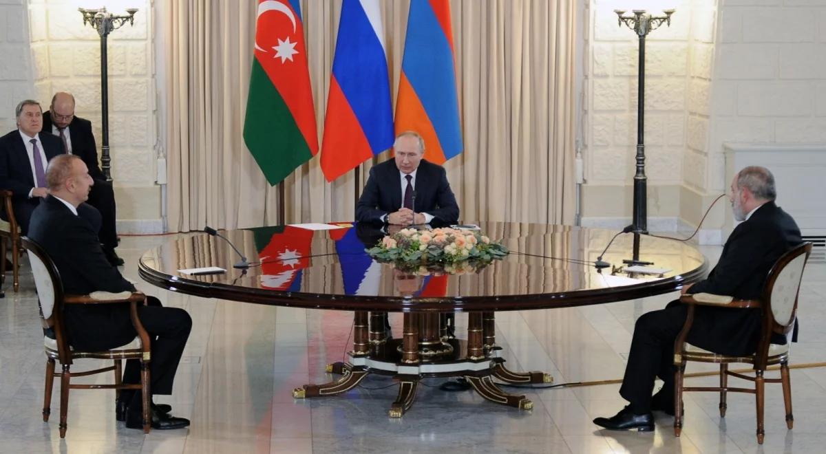 Porozumienie Armenii i Azerbejdżanu ws. Górskiego Karabachu. Mediowała Rosja