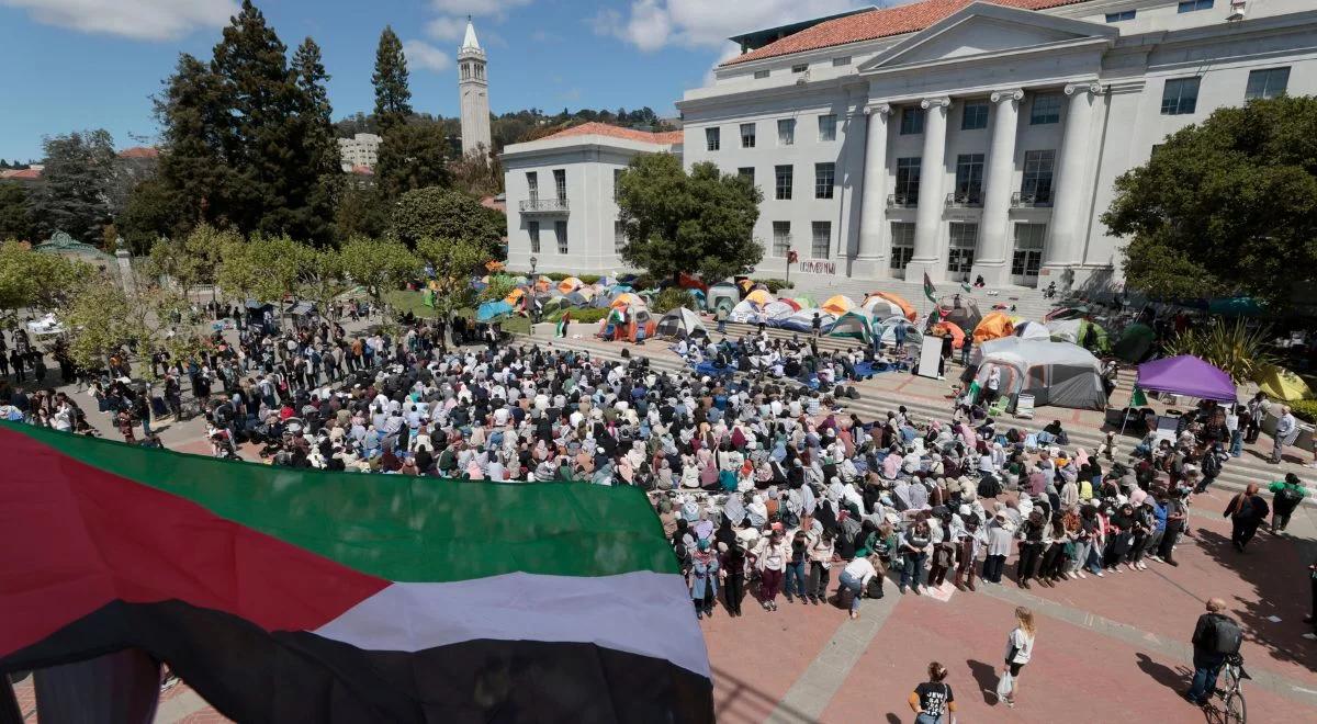 Propalestyńskie demonstracje w USA. Setki aresztowań studentów