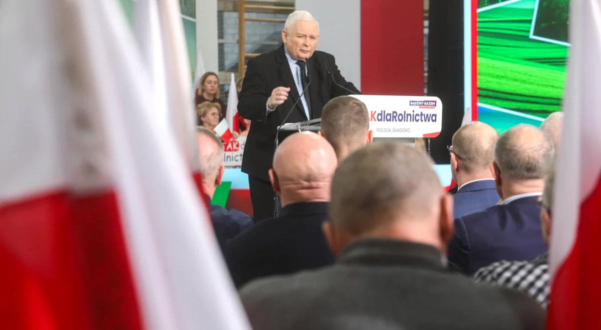 Jarosław Kaczyński zapowiada "wielki marsz" w Warszawie. Podał datę