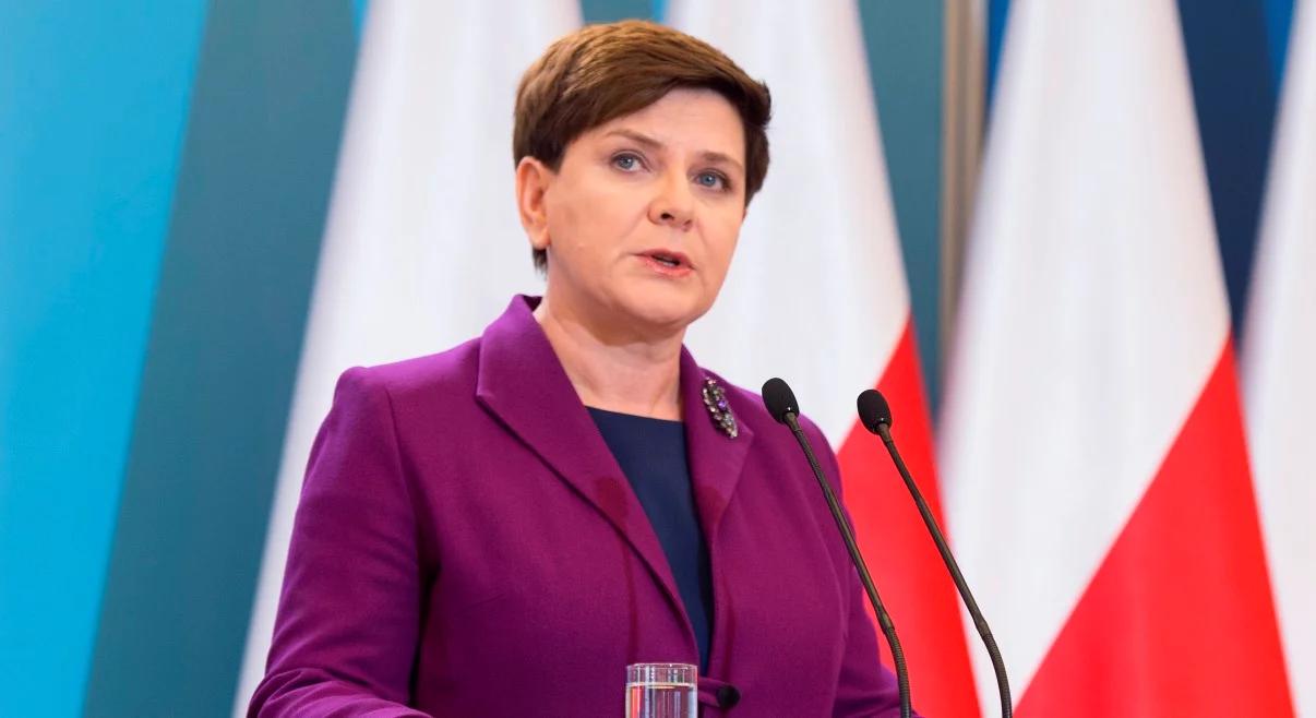 Premier Szydło: jeden podatek zamiast PIT i ZUS