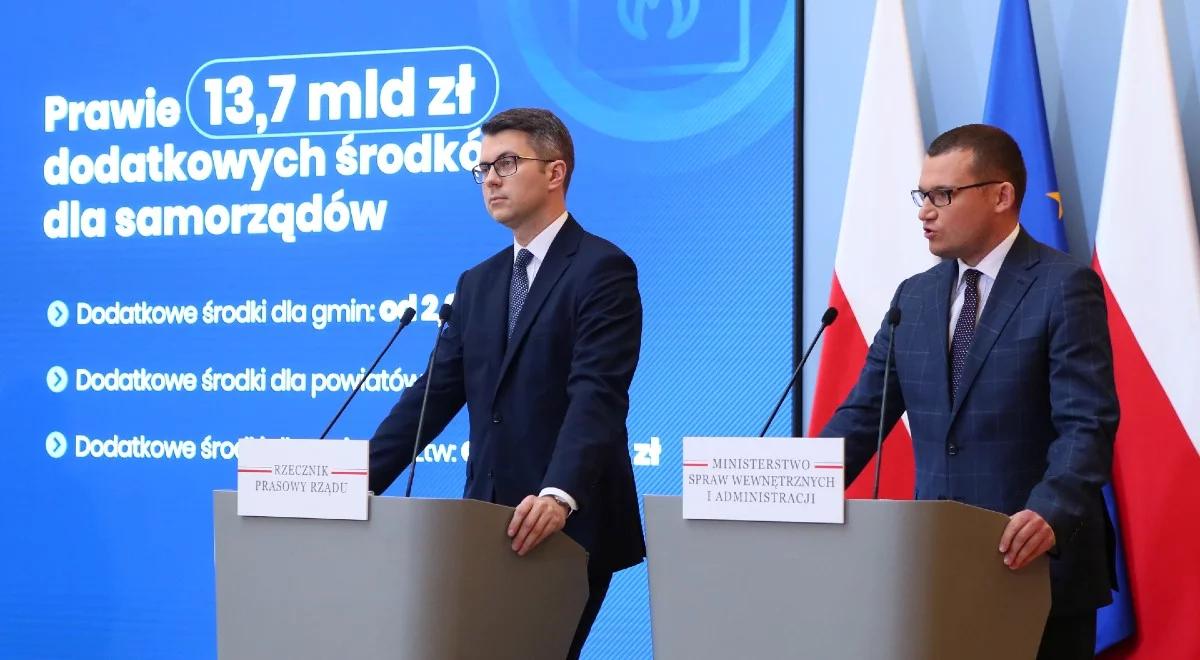 Dodatkowe środki trafią do samorządów jeszcze w tym tygodniu. Paweł Szefernaker podał dokładne kwoty