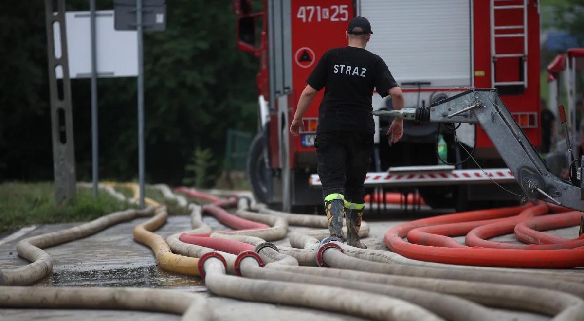 Trwa usuwanie skutków nawałnic. Strażacy interweniowali ponad 700 razy