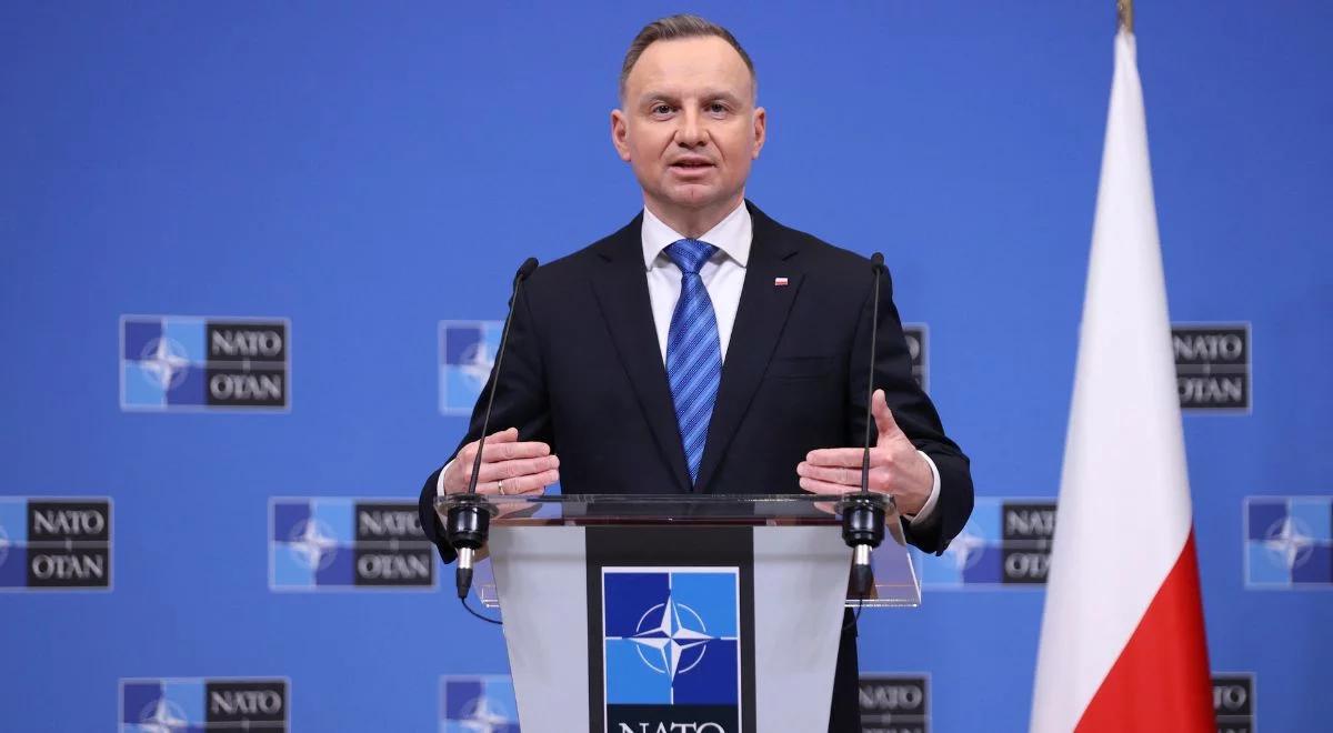 Prezydent Duda w "Financial Times": NATO powinno dać Ukrainie gwarancje także po zakończeniu wojny