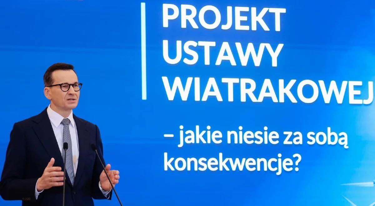 Premier Morawiecki: domagamy się komisji śledczej w sprawie "lex Kloska"