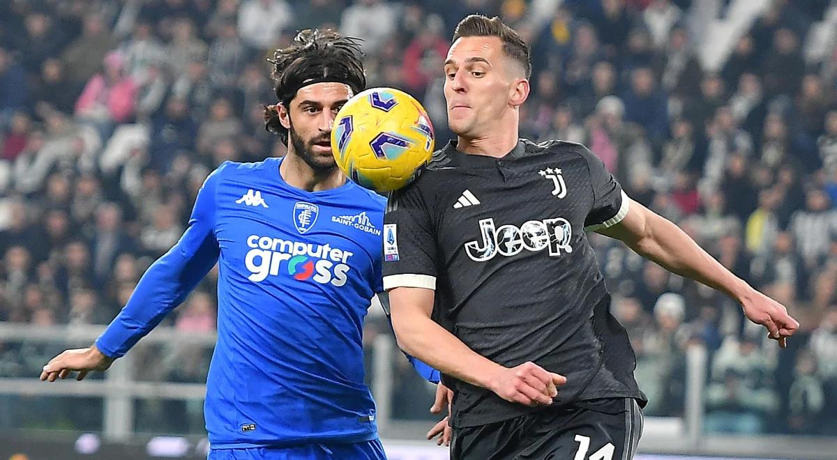 Serie A: Arkadiusz Milik antybohaterem. Czerwona kartka na początku meczu Juventus - Empoli