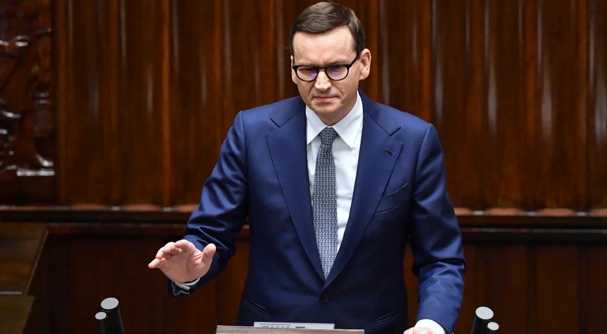 "Kiedy wy to zrozumiecie?". Premier w Sejmie wytknął hipokryzję opozycji
