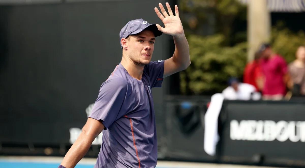 Australian Open. Kamil Majchrzak czekał na to ponad dwa lata. "Byłem dobrze przygotowany"