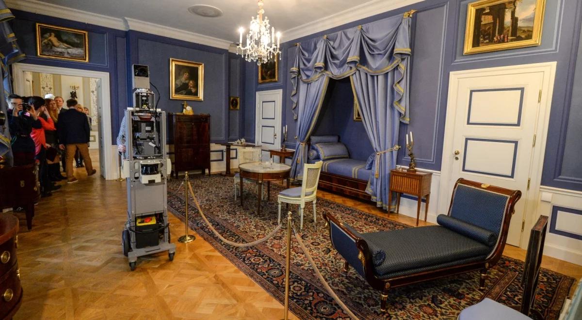 Wnętrza Zamku Królewskiego w Google Street View