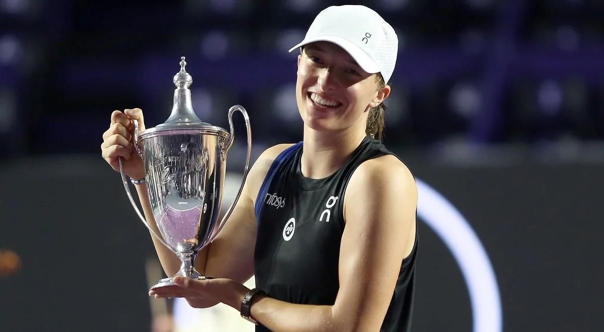 Iga Świątek wygrała WTA Finals: mieliśmy wiele wzlotów i upadków, teraz to jest na pewno wzlot