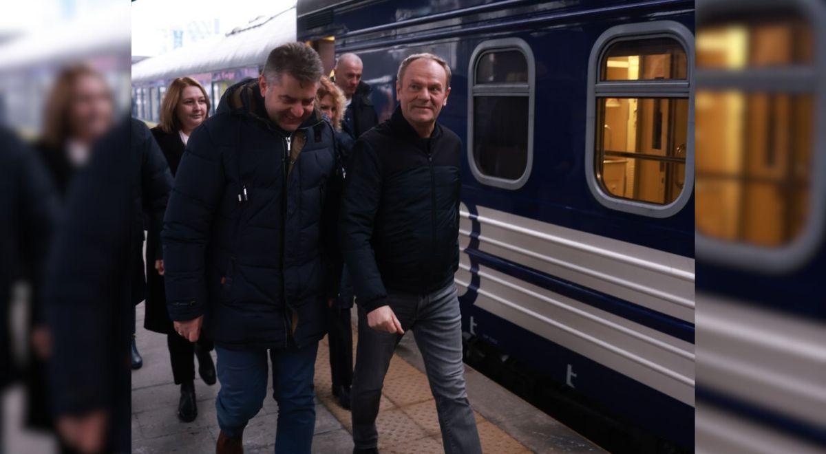 Premier Donald Tusk przybył do Kijowa. Spotka się z Zełenskim