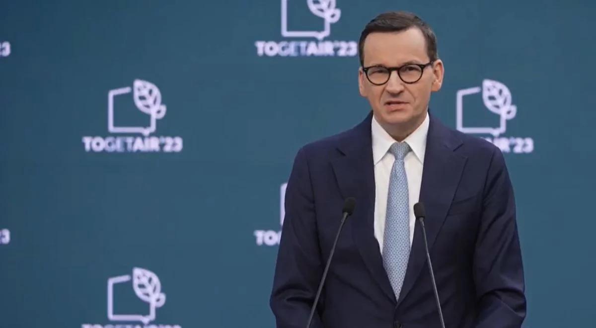 TOGETAIR 2023. Premier Morawiecki: dzięki programowi Mój Prąd będziemy mogli mówić o boomie na pompy ciepła