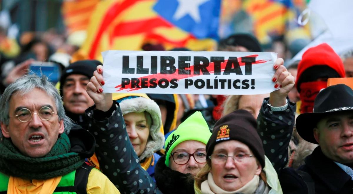 Belgia: tysiące Katalończyków manifestują w Brukseli za niepodległością regionu