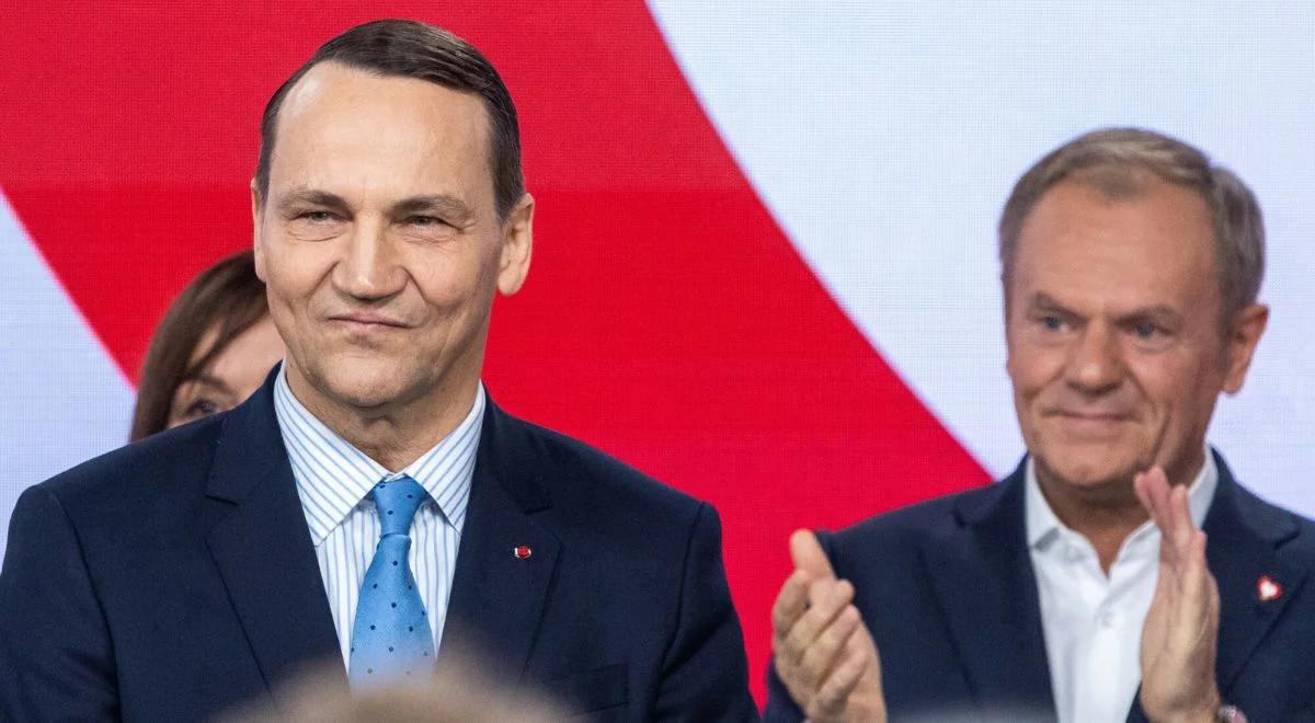 Radosław Sikorski byłby lepszym premierem niż Donald Tusk? Nowy sondaż