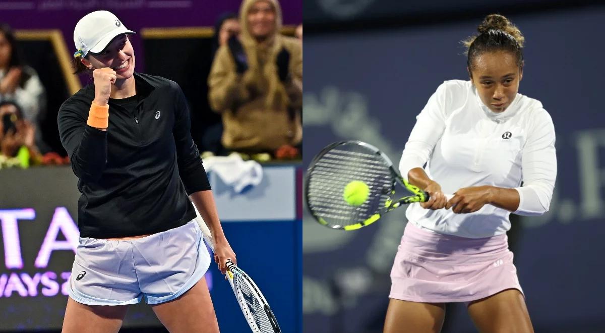 WTA Dubaj: Iga Świątek - Leylah Fernandez. Kiedy i o której pierwszy mecz Polki?