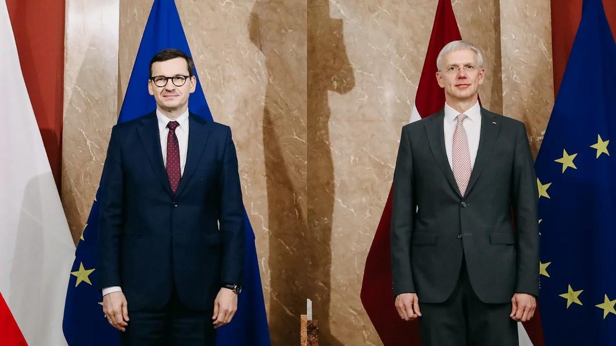 Spotkanie premierów Polski i Łotwy. Wśród tematów polityka energetyczna UE