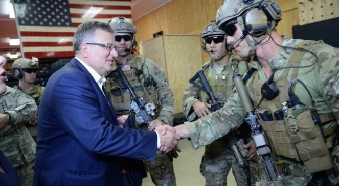 Najlepsi polscy komandosi ćwiczą w USA. Odwiedził ich prezydent 