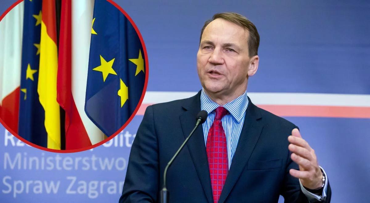 Spotkanie szefów MSZ Trójkąta Weimarskiego. Minister Sikorski poleci do Paryża