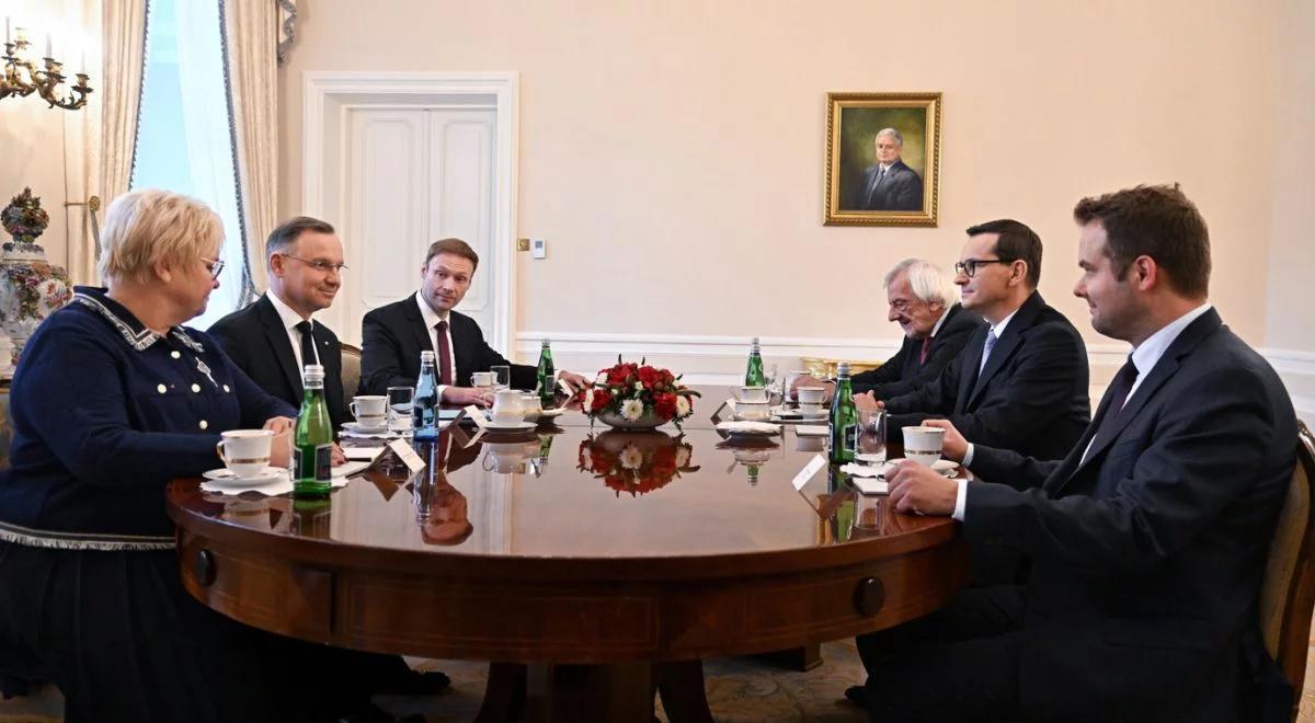 "Zwycięska partia otrzymuje misję tworzenia rządu". Rzecznik PiS po spotkaniu z prezydentem