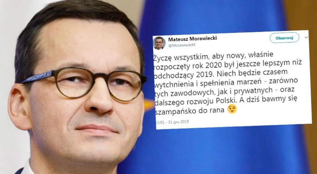 Premier: życzę wszystkim, aby 2020 rok był jeszcze lepszy niż 2019