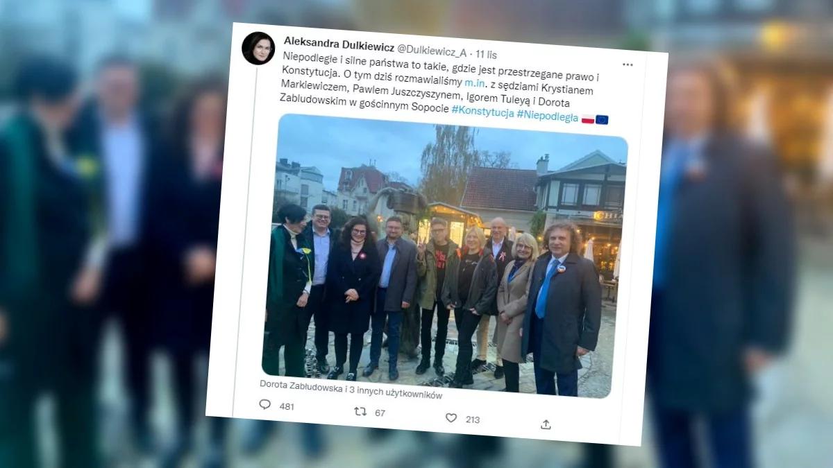 Impreza Dulkiewicz i Karnowskiego z sędziami. Bezlitosne komentarze w sieci