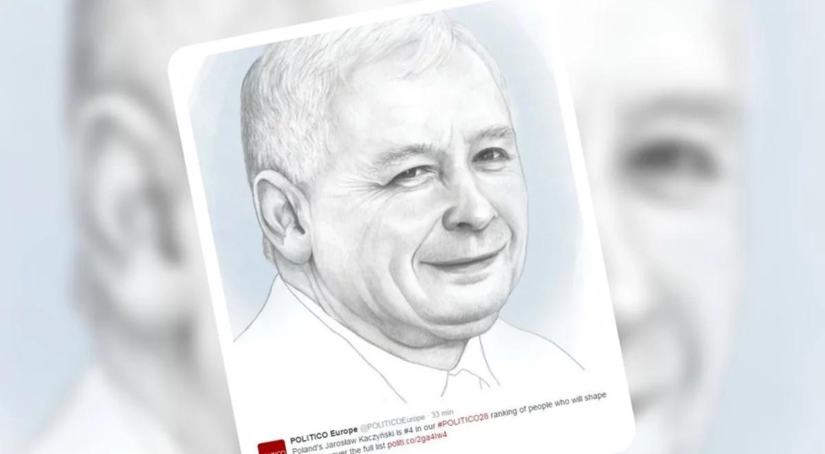 "Politico": Jarosław Kaczyński na 4. miejscu w rankingu 28 postaci, które kształtują przyszłość UE