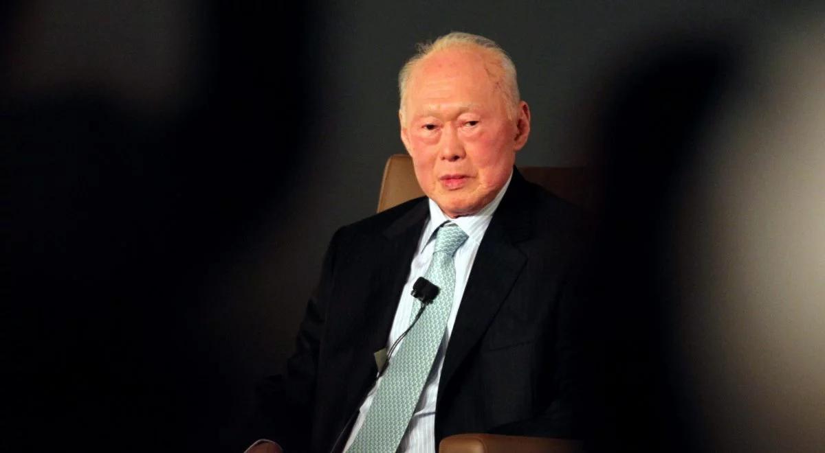 Zmarł Lee Kuan Yew, pierwszy premier Singapuru. "Gigant historii"