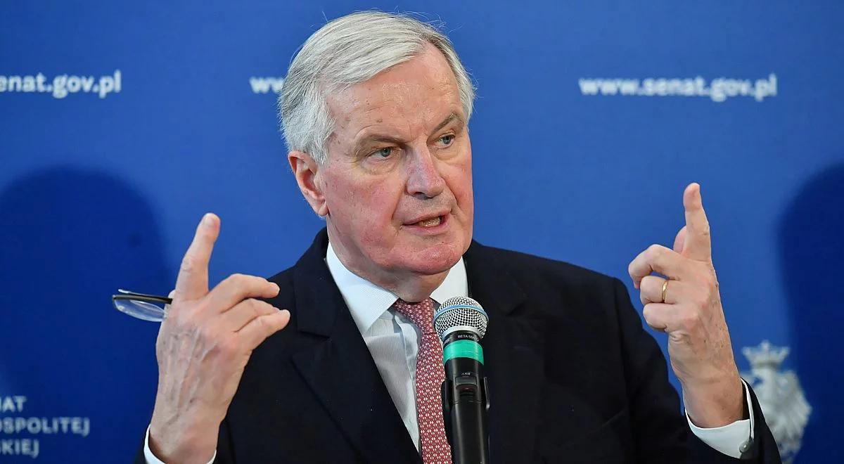 "Będą trudne, ale krótkie". Barnier o negocjacjach z Wielką Brytanią po brexicie