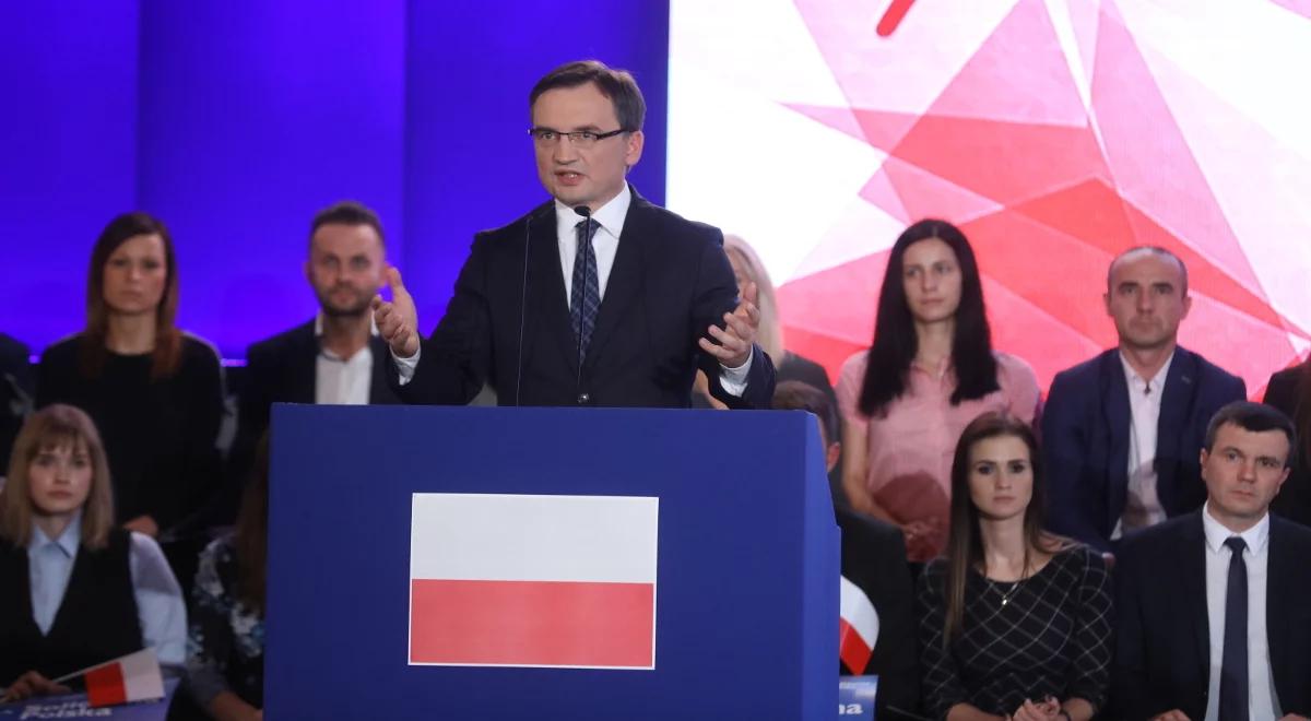 Zbigniew Ziobro na konwencji Solidarnej Polski: bronimy naszych wartości i interesu Polski na forum międzynarodowym 