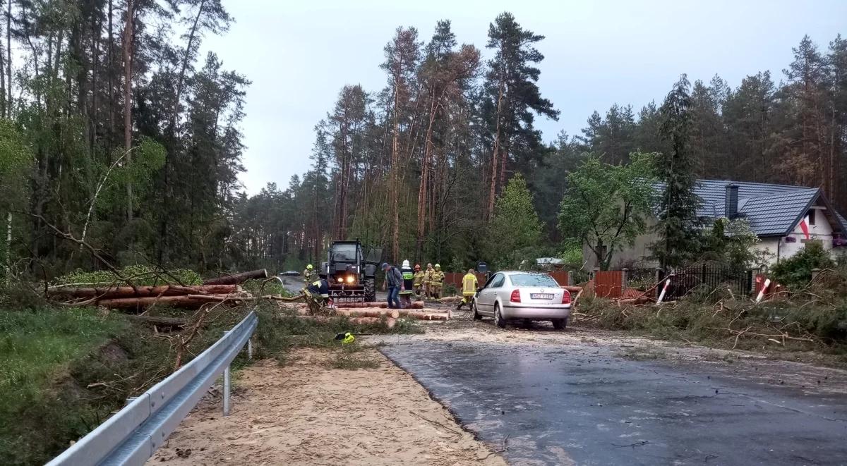 Wiatr zrywał dachy i przewracał drzewa. Setki interwencji w związku z nawałnicami