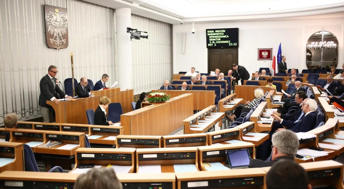 Senat przyjął ustawę o Radzie Mediów Narodowych