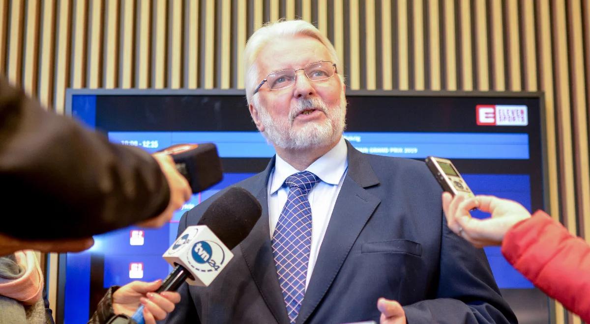 Waszczykowski: Sikorski z Tuskiem nadal wierzą w niemiecki mit o współpracy z Rosją