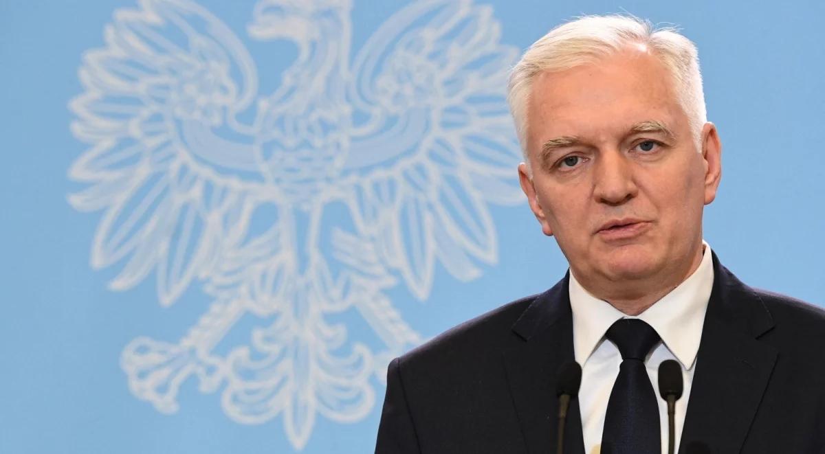 Jarosław Gowin: jestem usatysfakcjonowany decyzją TK ws. noweli znoszącej górny limit składek w ZUS