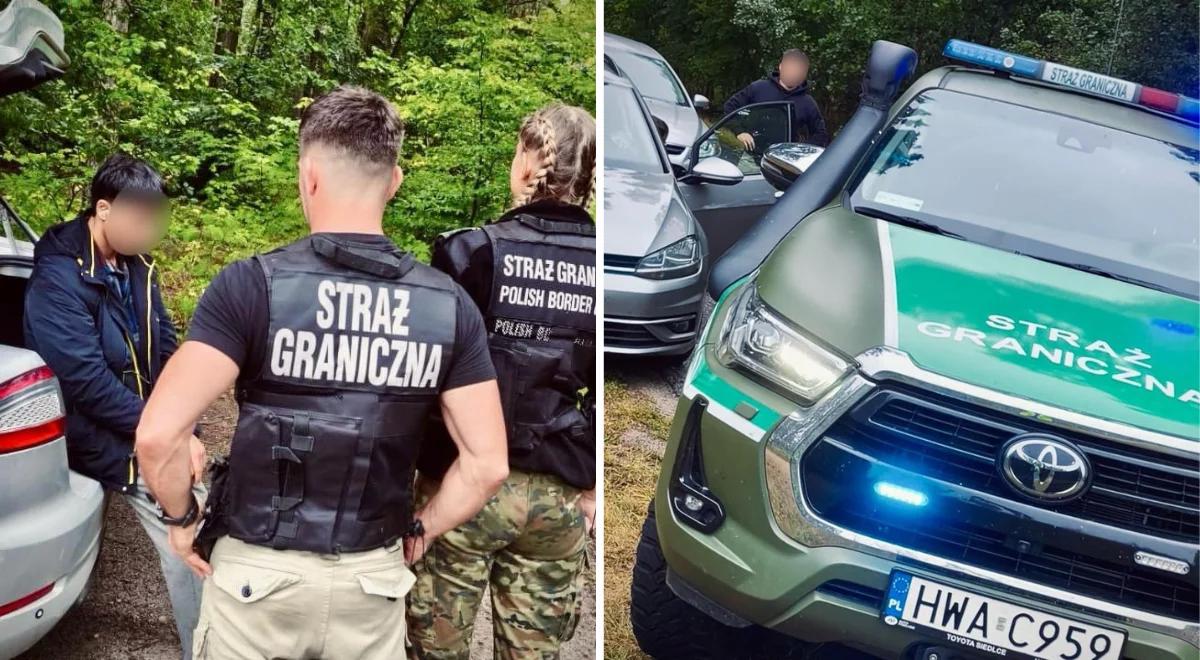 Kurierzy przewozili nielegalnych migrantów. Akcja Straży Granicznej w Buku