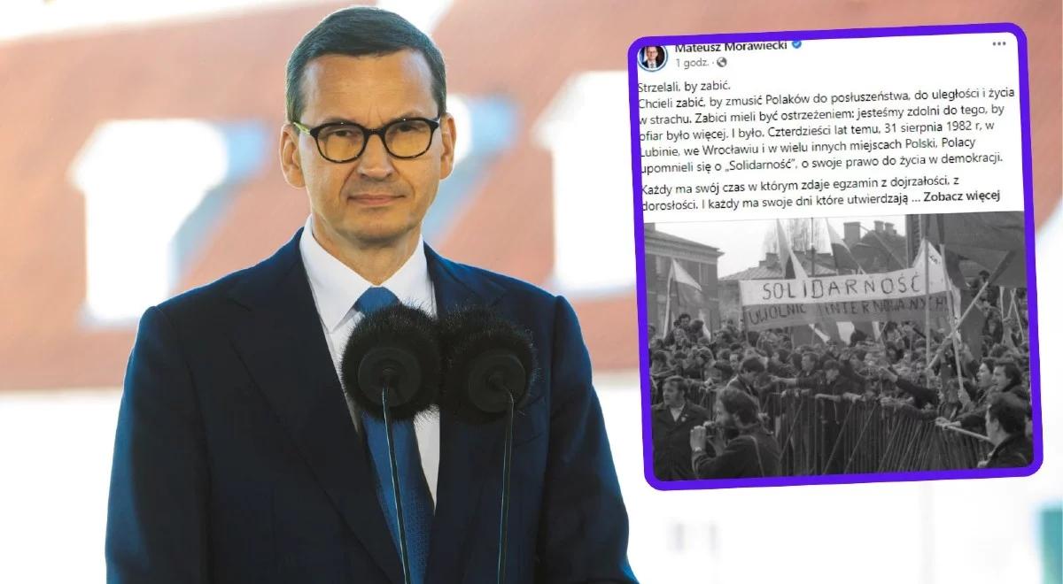 Premier Morawiecki: pochylam głowę nad wszystkimi ofiarami zbrodni komunistycznych w Polsce