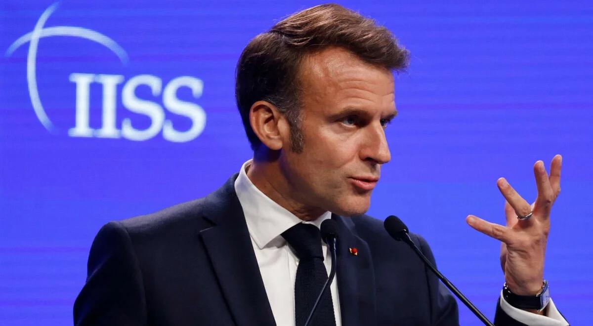Macron grozi sankcjami wobec Izraela. Tel Awiw ostro reaguje