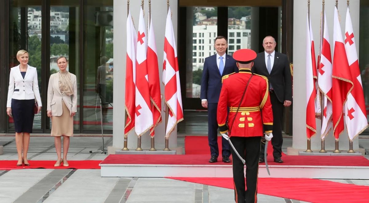 Prezydent Gruzji: Moskwa karze swoich sąsiadów za ich wolność