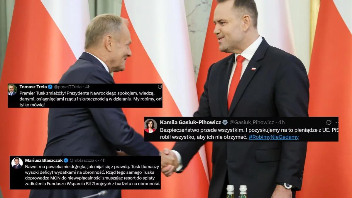 "Tusk zmiażdżył Nawrockiego", a może odwrotnie? Fala komentarzy