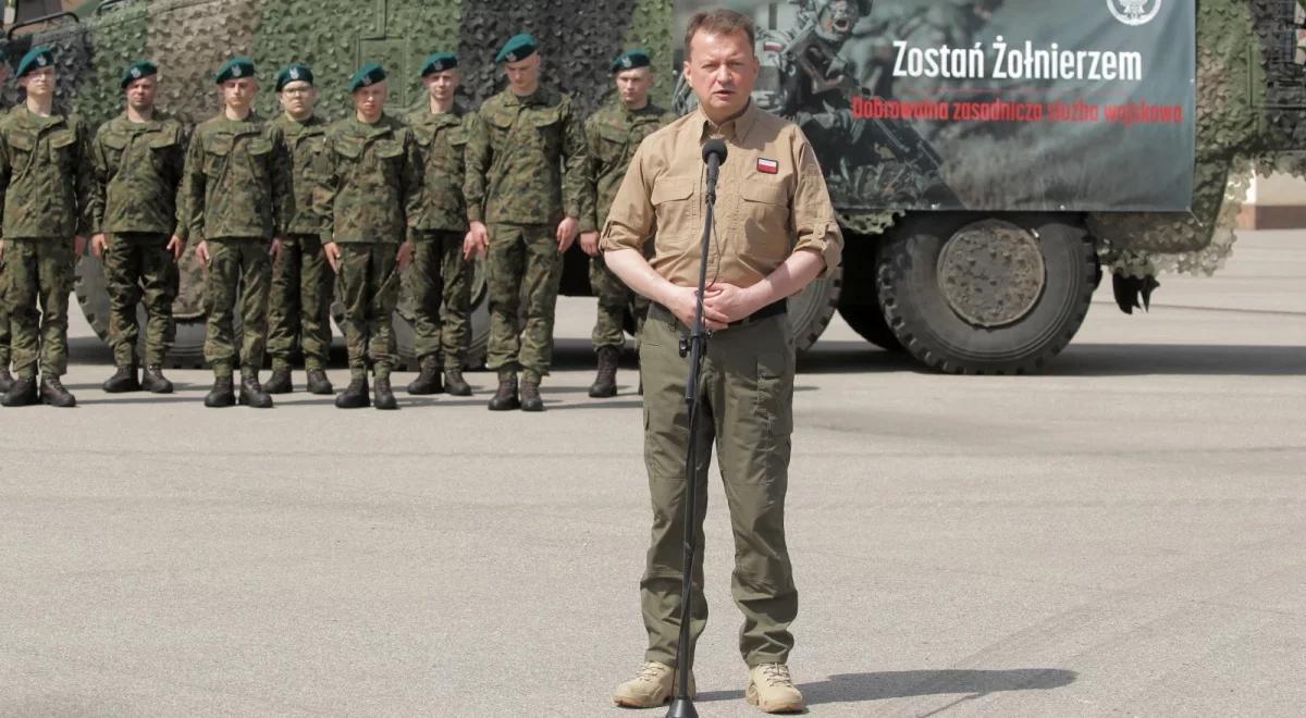 Dobrowolna zasadnicza służba wojskowa. Szef MON: mam nadzieję, że ochotnicy zostaną zawodowymi żołnierzami