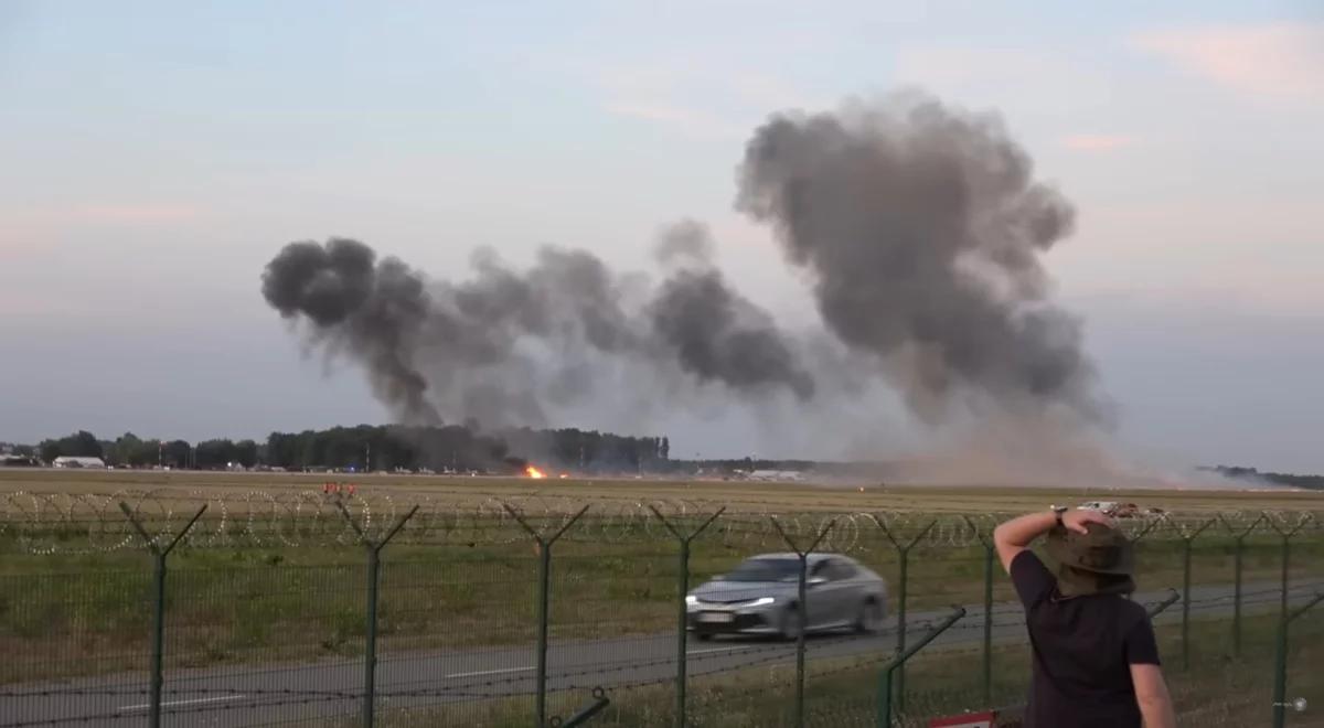 Katastrofa F-16 w Radomiu. Świadkowie: nie warto ryzykować życiem ludzi