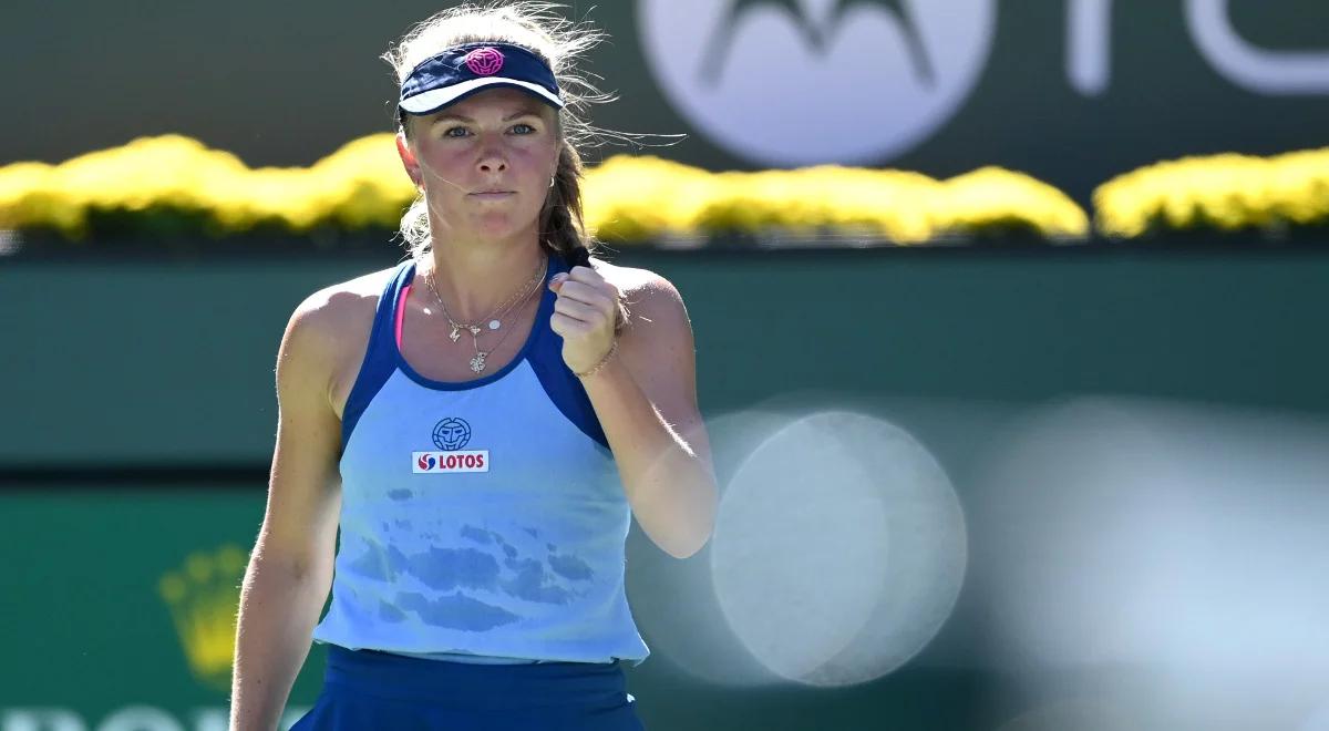 WTA Indian Wells: Linette poza turniejem singla. Fręch gra dalej 