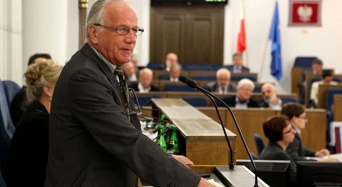Senator Jan Rulewski odchodzi z PO? "Wstyd mi za Platformę"