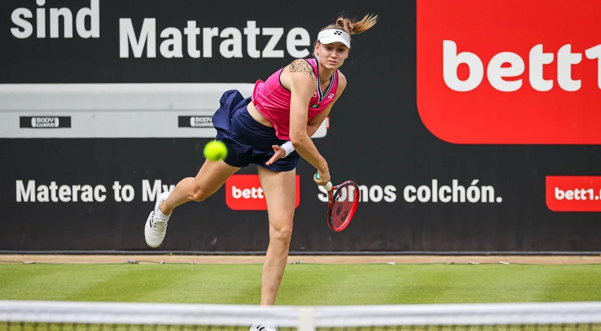 WTA Eastbourne: Jelena Rybakina wycofana w ostatniej chwili. Rywalka Świątek walczy z wirusem 