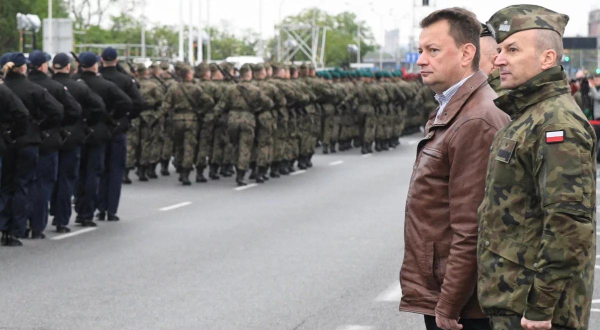 Szef MON: w defiladzie 3 maja wezmą udział żołnierze WP i wojsk sojuszniczych