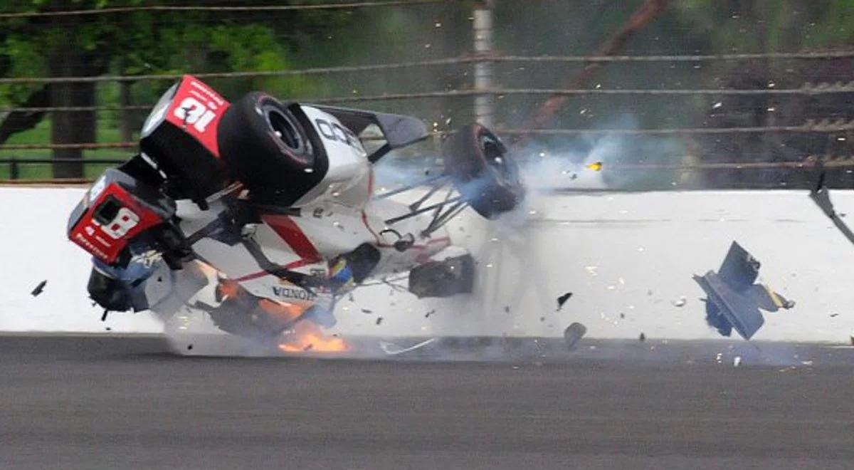 Indianapolis 500: Sebastien Bourdais dzieckiem szczęścia. Koszmarny wypadek przy 320 km/h