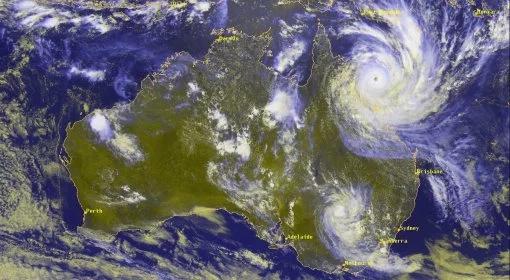 Najsilniejszy cyklon w historii Australii? Nikt nie ucierpiał