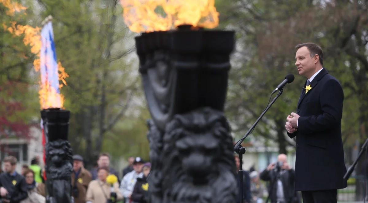 "Należy chronić historię Zagłady". Stolica upamiętnia powstańców z warszawskiego getta