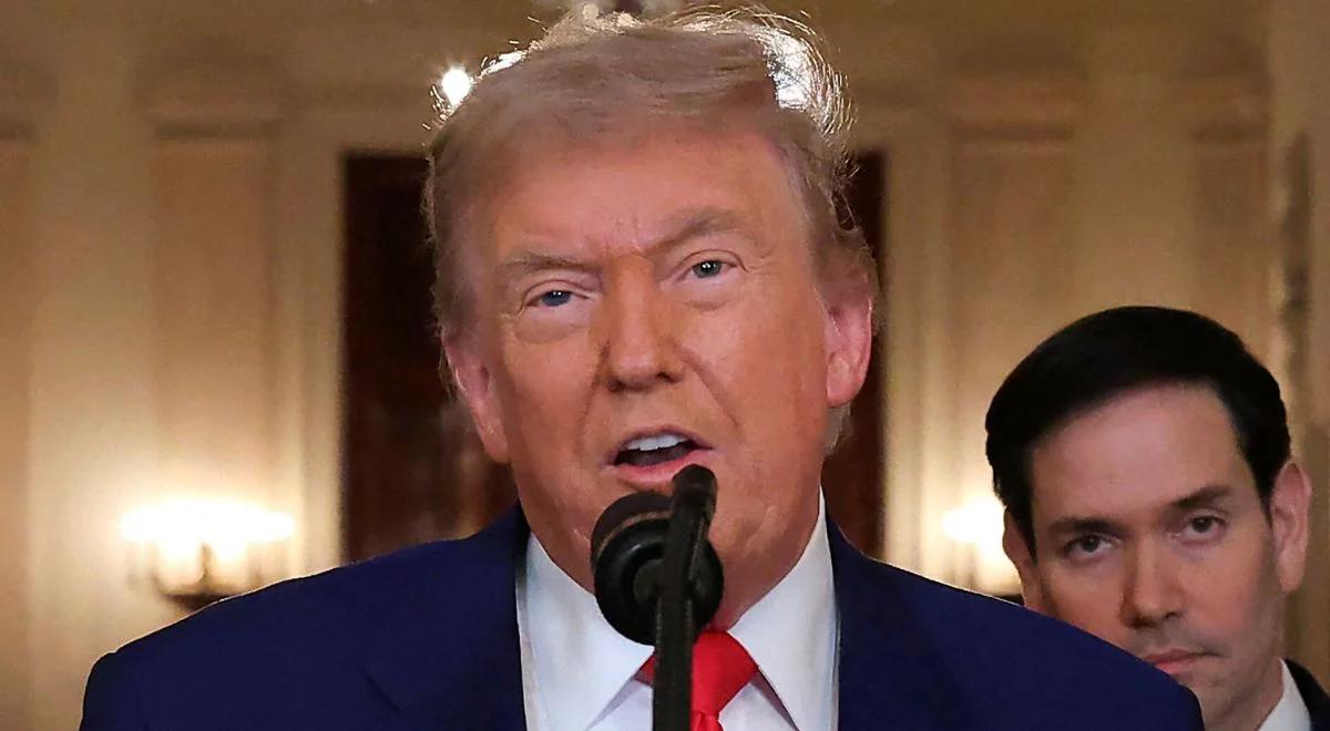 Trump sugeruje "zmianę reżimu" w Iranie. Użył wymownego skrótu