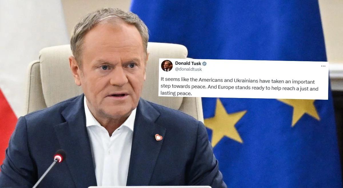 Tusk składa deklarację po rozmowach USA-Ukraina. Wspomniał o gotowości